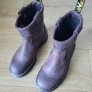 Brown Leather Women's Boots Eu Size 39 Us 7.5 Or 8